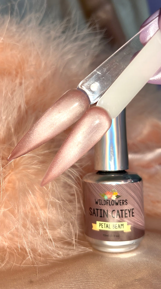 Satin Cateye Gel Polish - Petal Beam