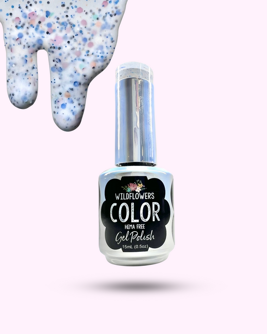 Gel Polish - Confetti Cream