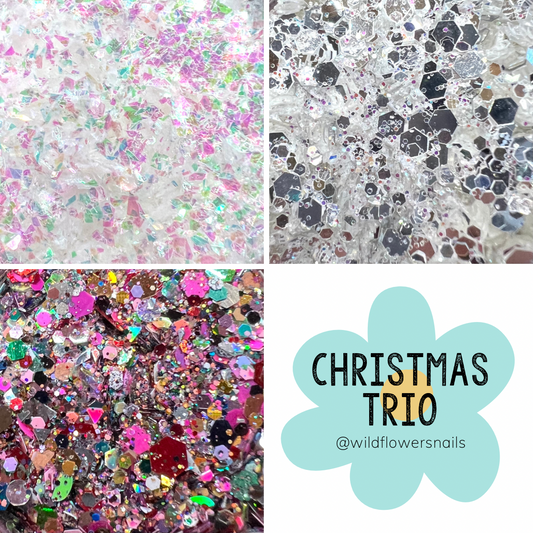 Glitter Set - Christmas Trio