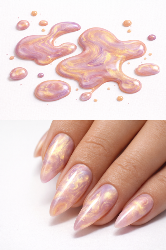 Gel Polish - PEARLS - Sunset Blush