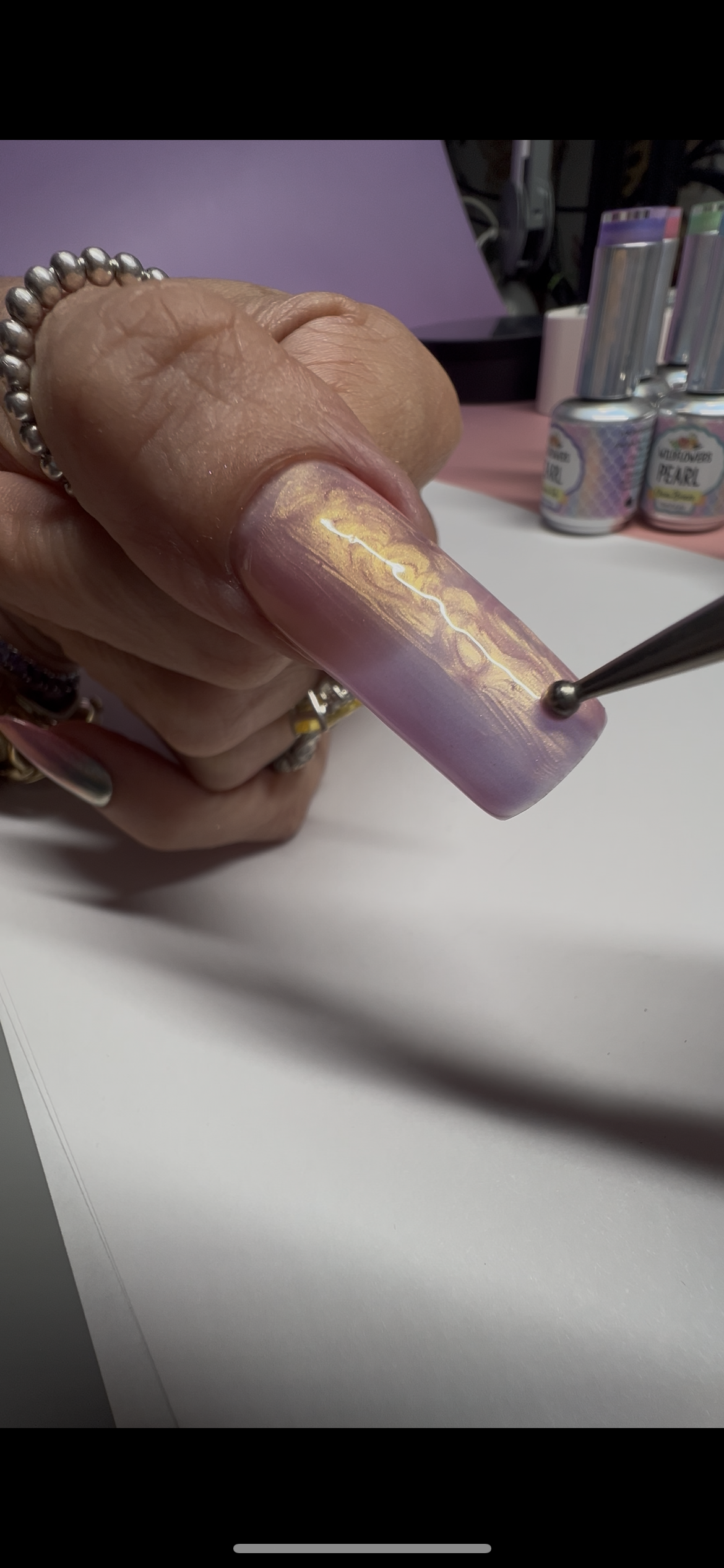 Gel Polish - PEARLS - Sunset Blush