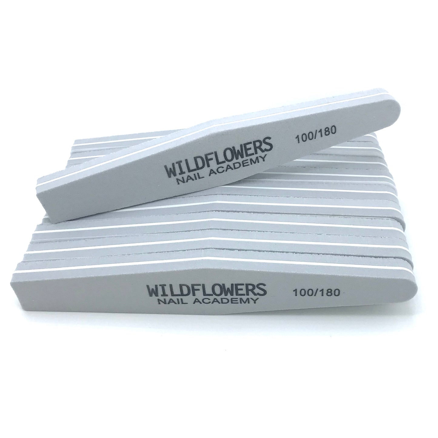 FILES - 10 Pack - Gray 100/180 Buffer Disposable