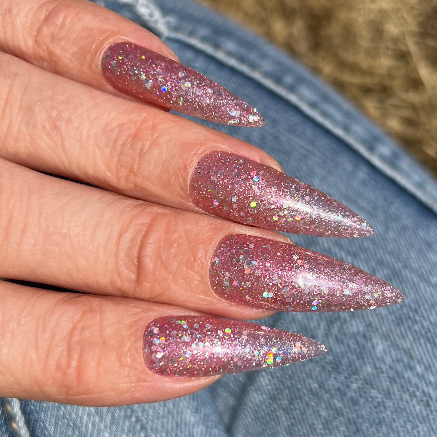 Glitter Gel Polish - Taffy