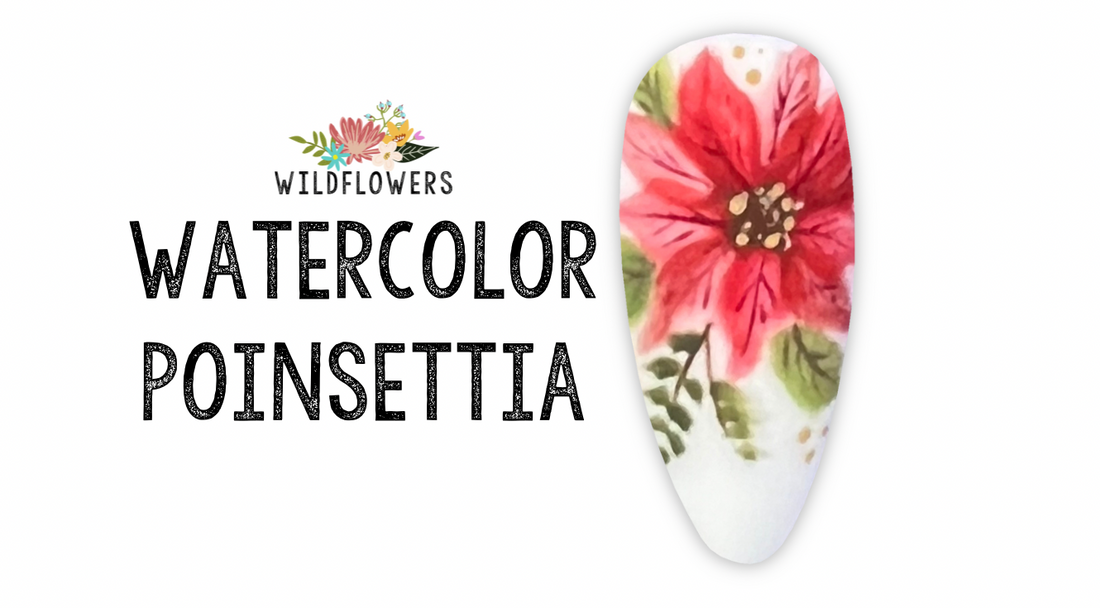 Watercolor Poinsettia