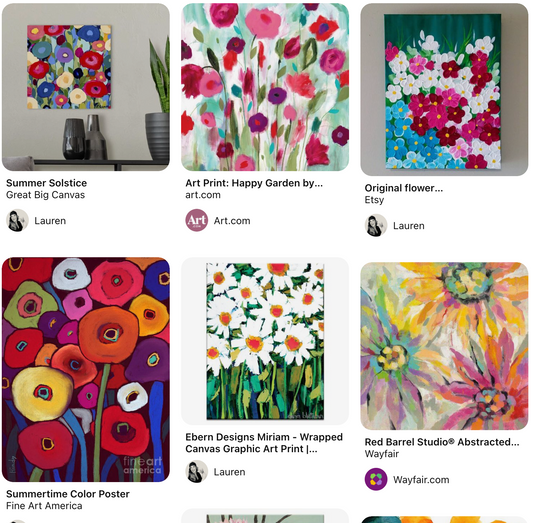 ABSTRACT FLORAL THEME WEEK