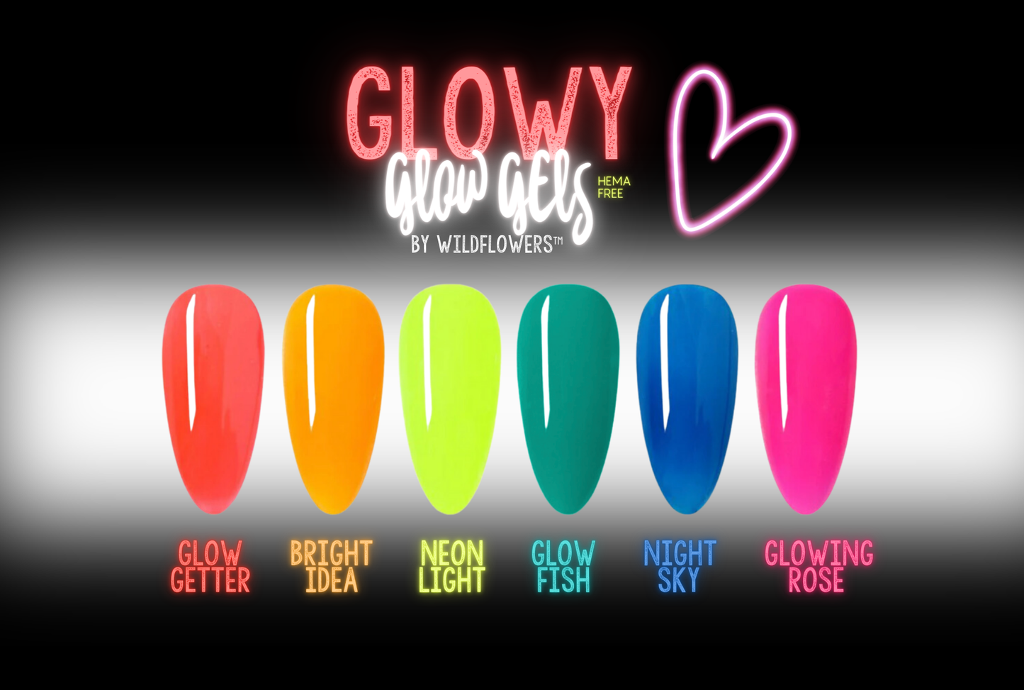 BACK IN STOCK! 🌟Glowy Glow Gels (Limited Edition Set!!)