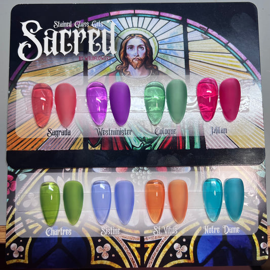 NEW! Sacred - Stained Glass Gel Collection (Limited Edition!!)