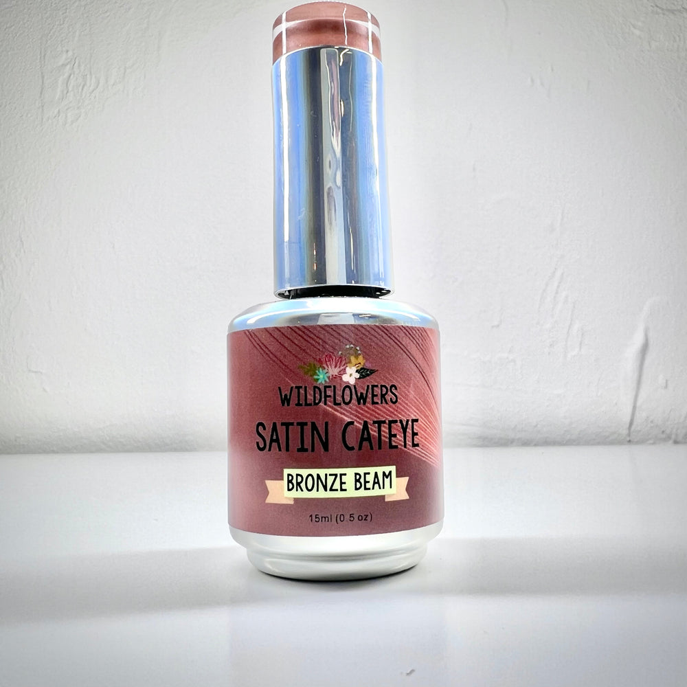 Satin Cateye Gel Polish - Bronze Beam