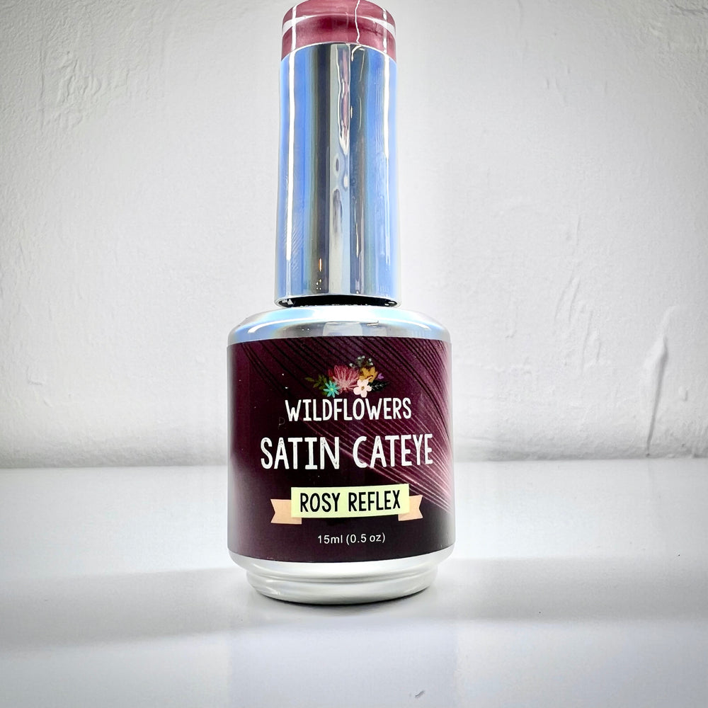 Satin Cateye Gel Polish - Rosy Reflex
