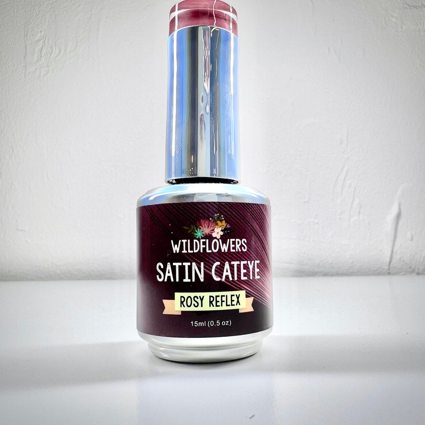 Satin Cateye Gel Polish - Rosy Reflex