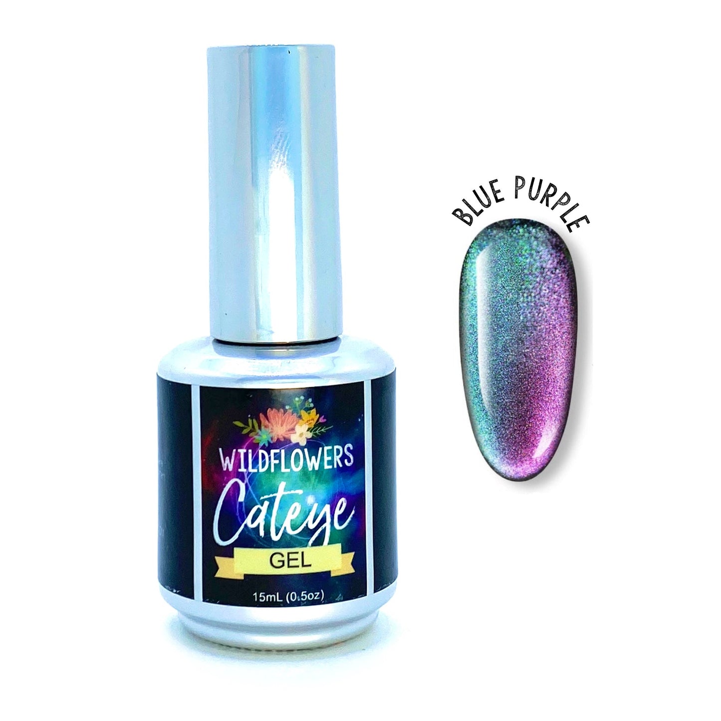 Gel Polish - Cateye Blue Purple