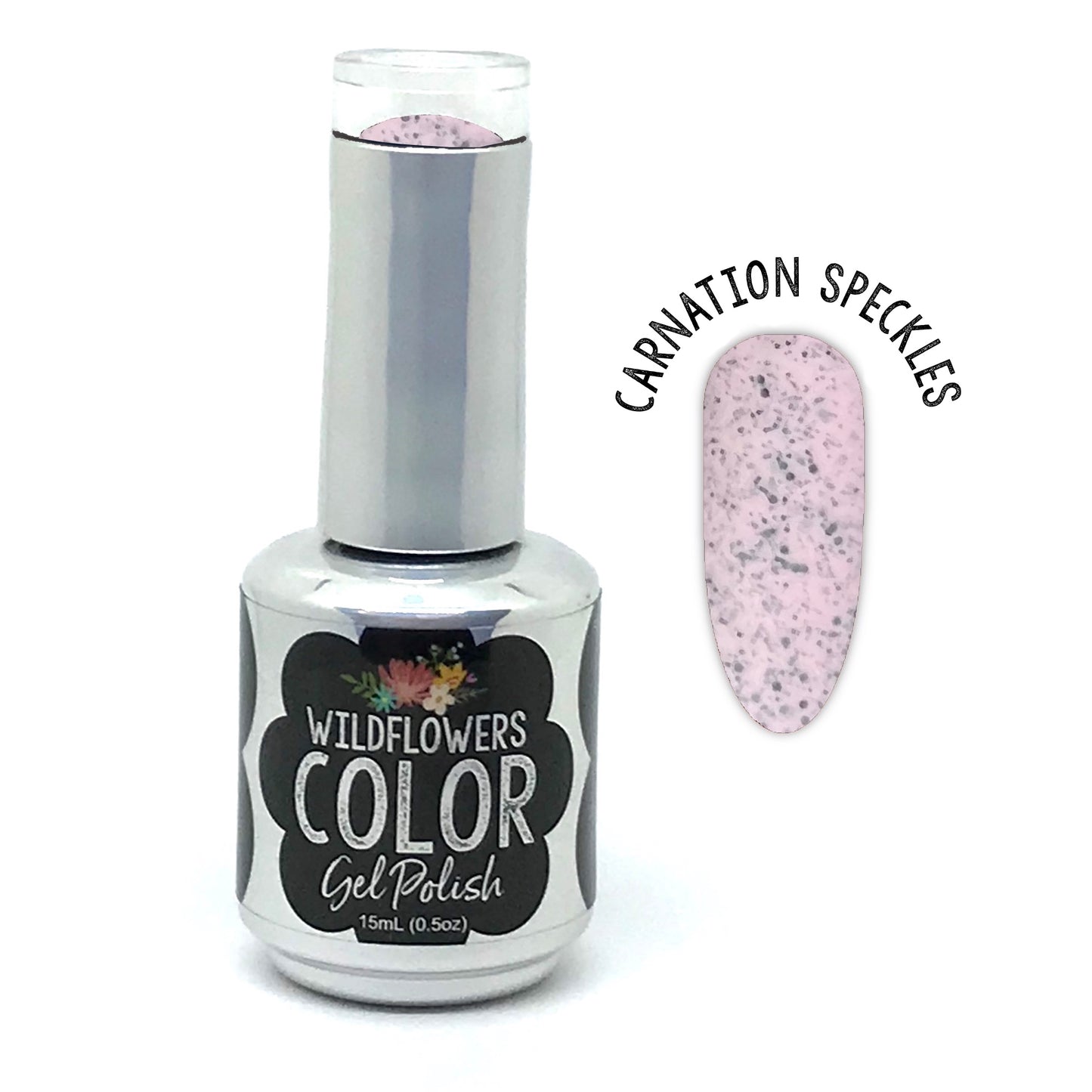 Gel Polish Speckles - Carnation