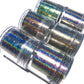 Chrome - Crackle LARGE Set of 6