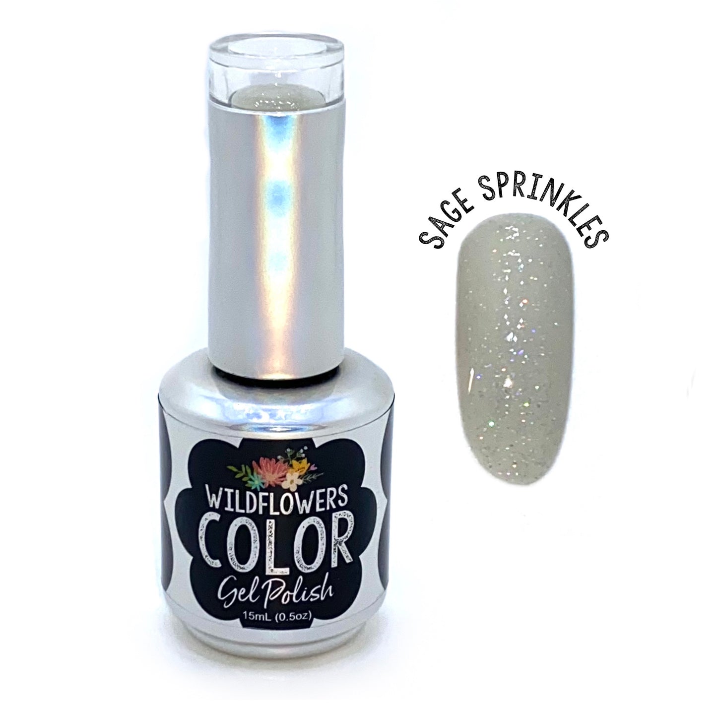 Gel Polish Sprinkles - Sage