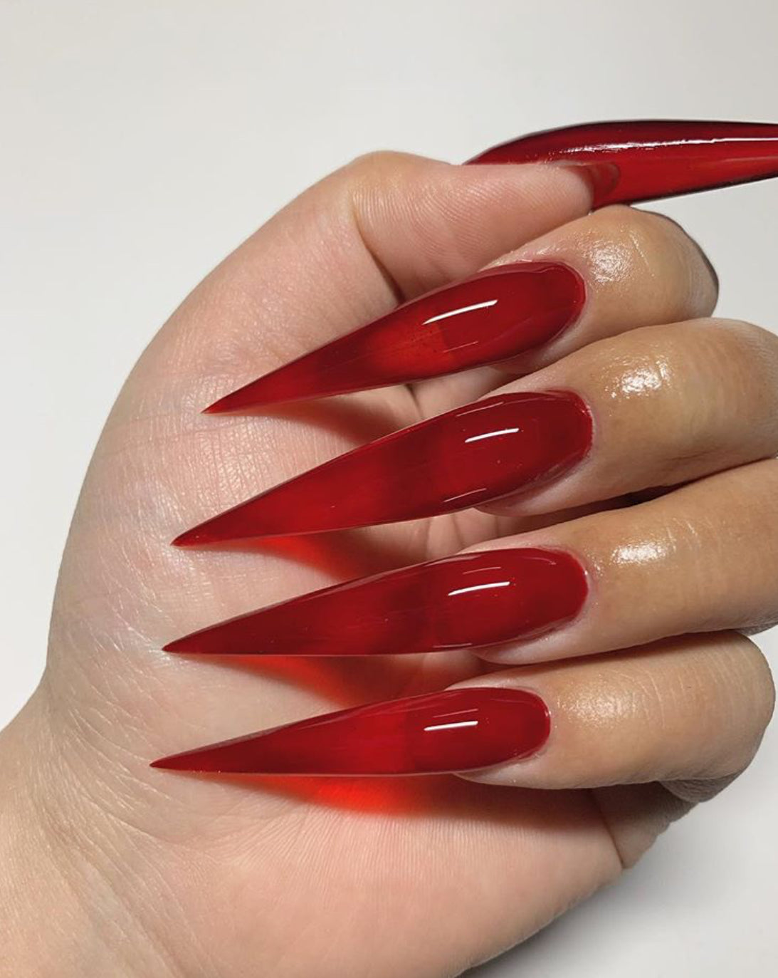 Gel Polish Glass - Red