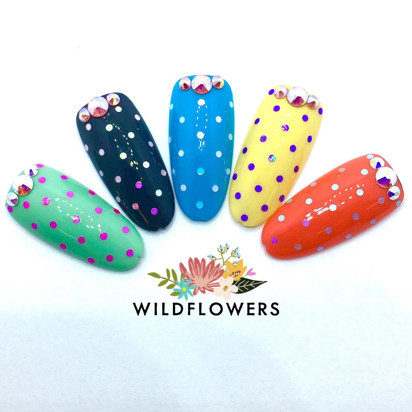 Glitter Set - Perfect Polka Dots!