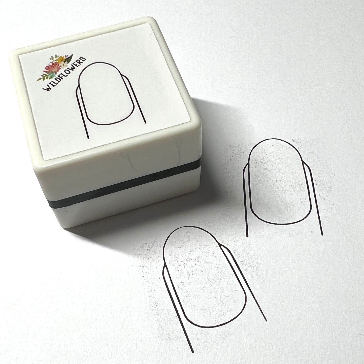 Nail Shape Stamp for Paper