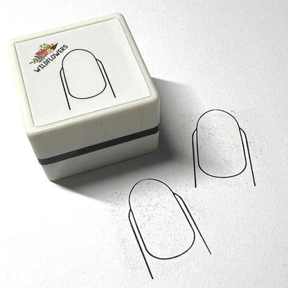 Tools - Nail Shape Stamp for Paper