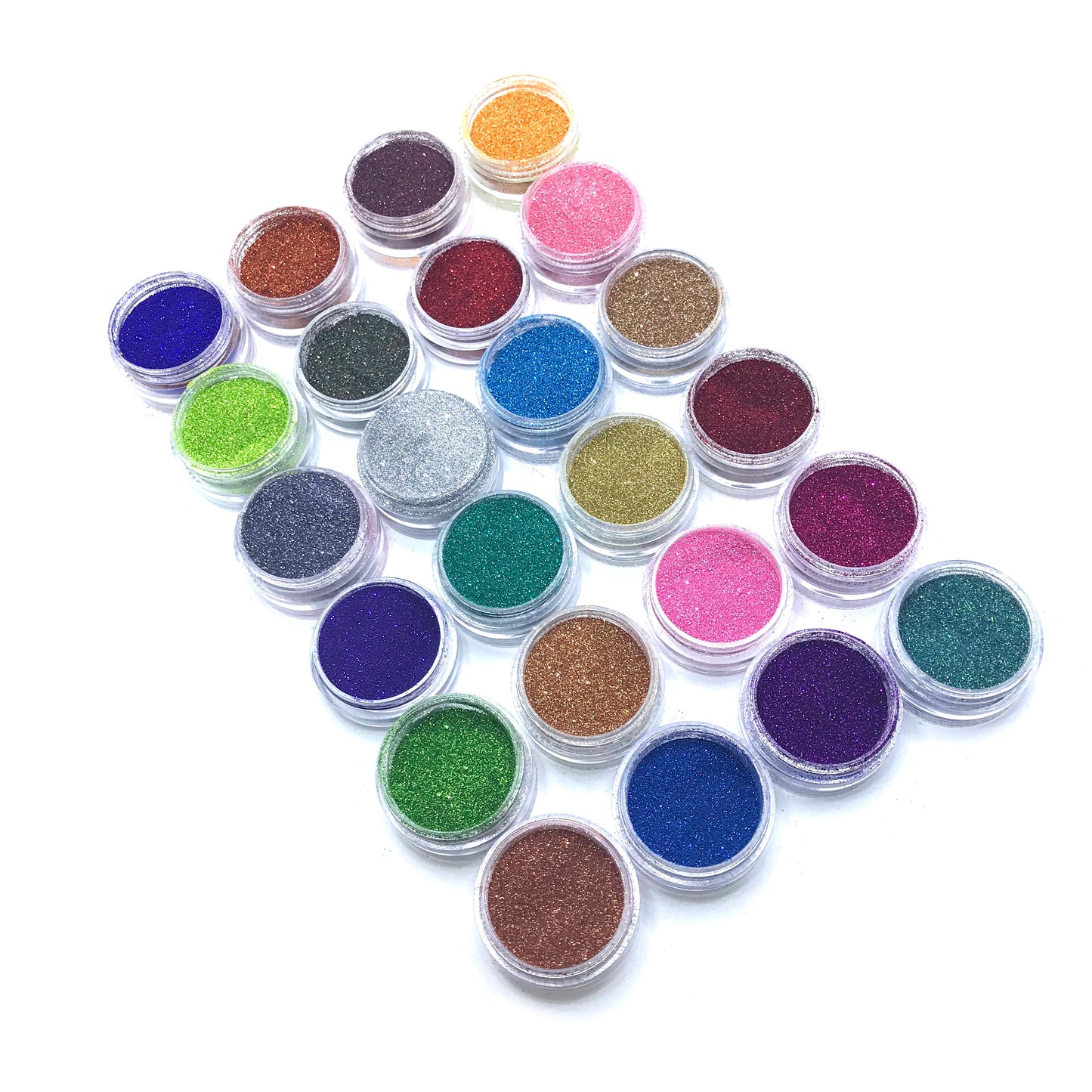 Glitter Set - MICRO MINI Lux Stacker Collection of 24