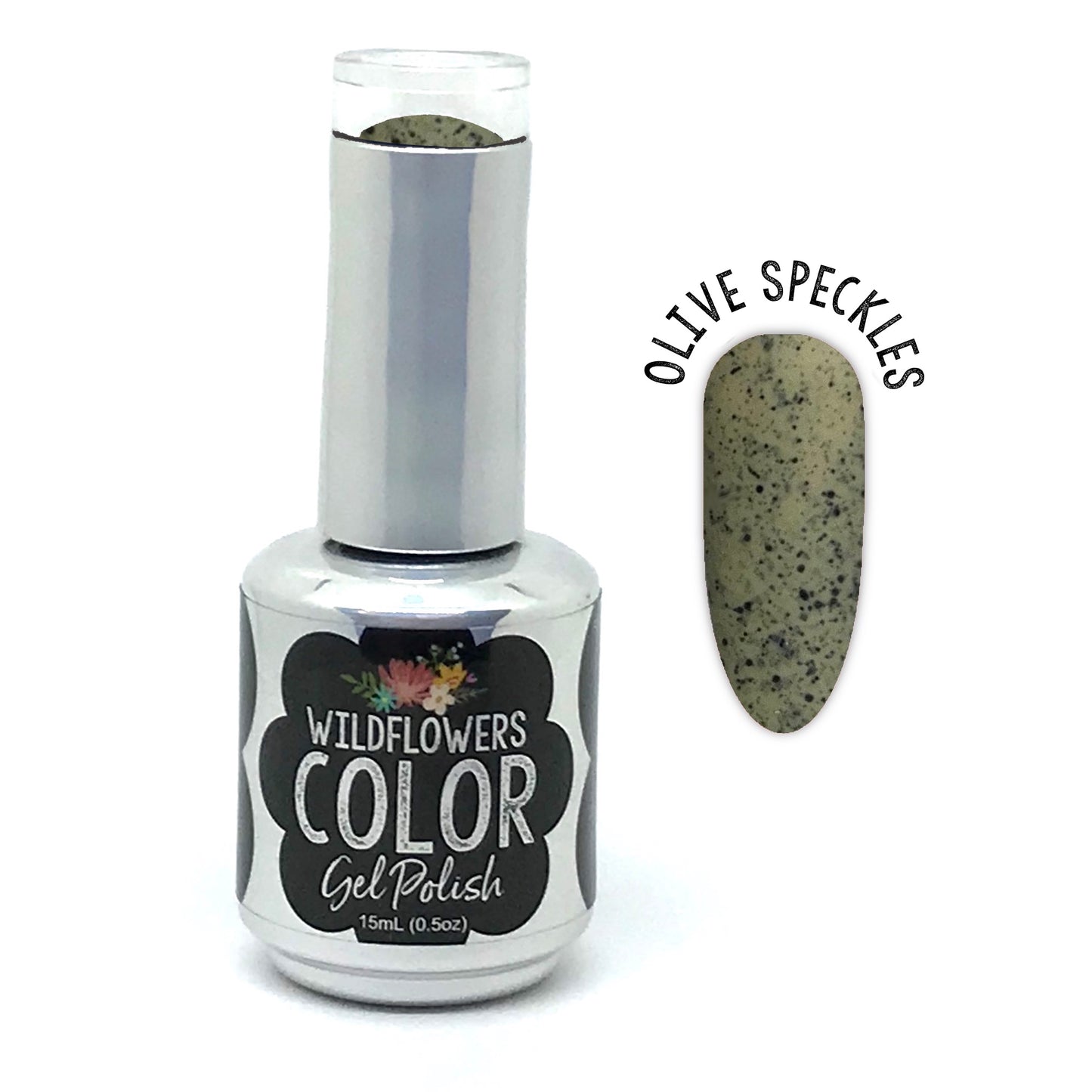 Gel Polish - Speckles Olive