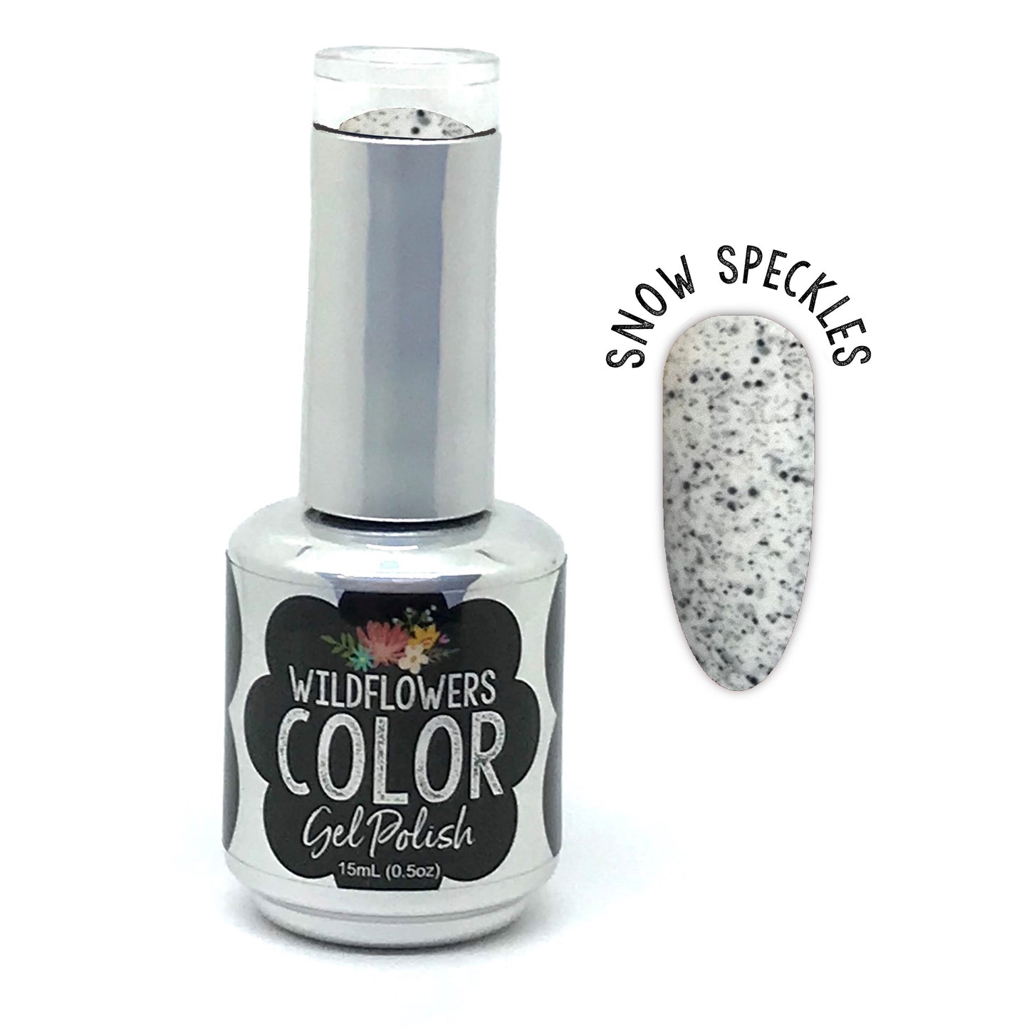 Gel Polish Speckles - Snow