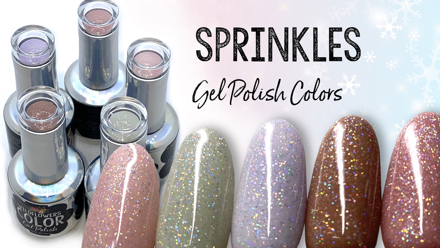 Gel Polish Sprinkles - Sage