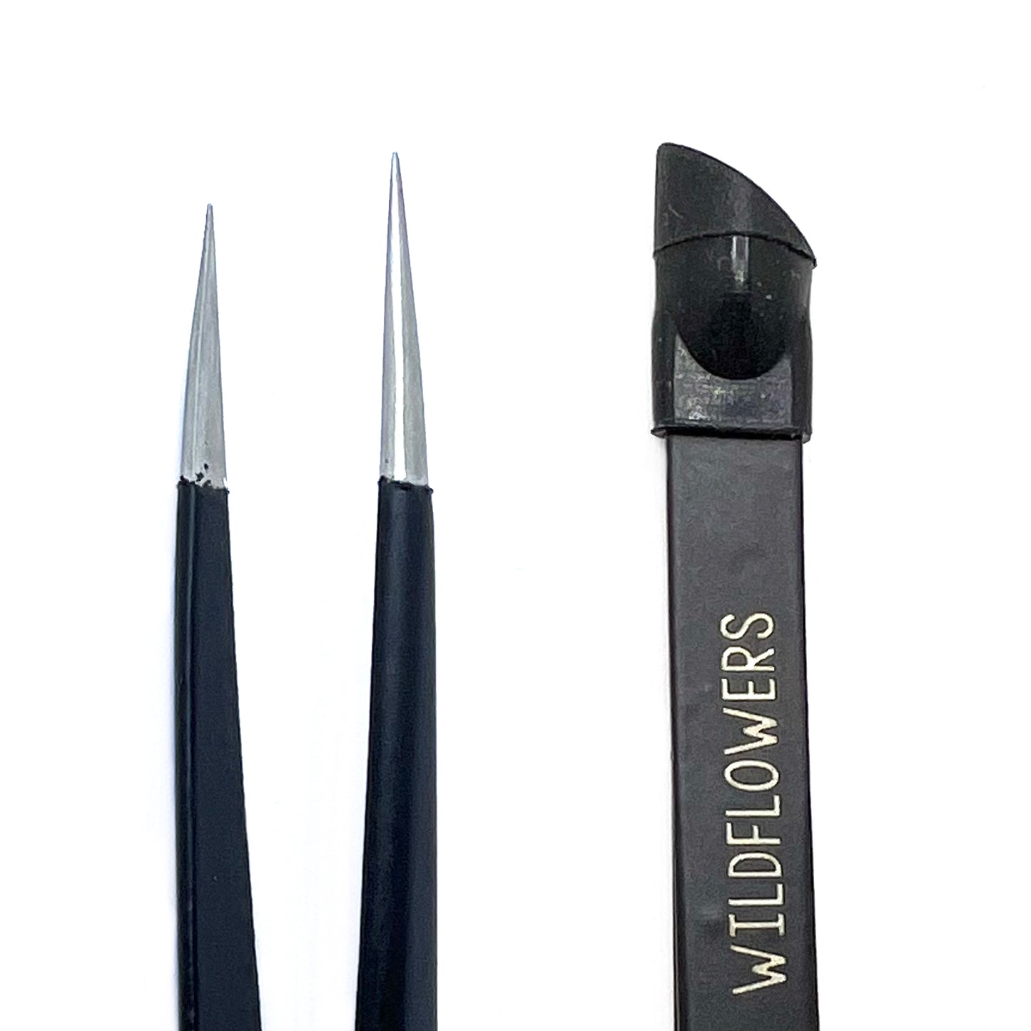 Tools - Wildflowers Black Tweezers